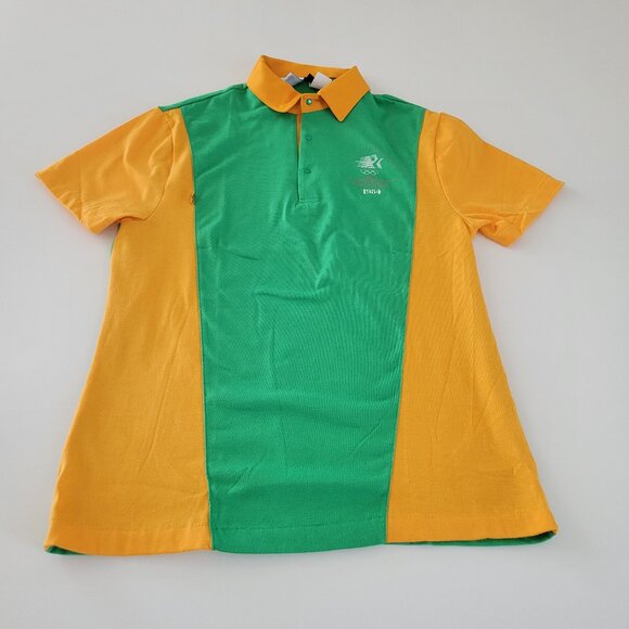 Levi's Other - Vintage Levis 1984 Olympic Games Staff Polo Size Medium Green Yellow EUC